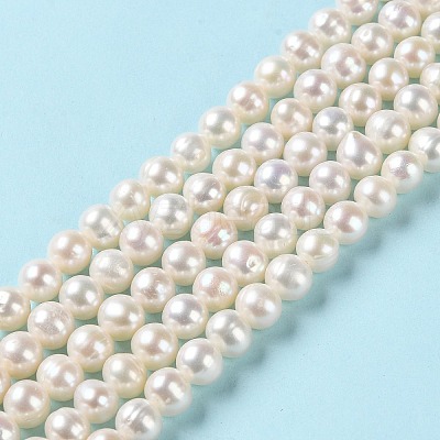 Natural Cultured Freshwater Pearl Beads Strands PEAR-E018-73-1