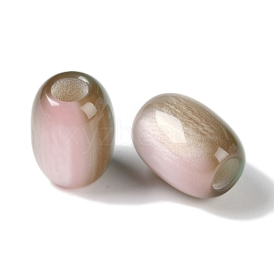 Triple Color Resin European Beads RESI-F055-13A-1
