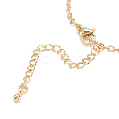 Brass Cable Chain Bracelet Makings AJEW-JB00931-1