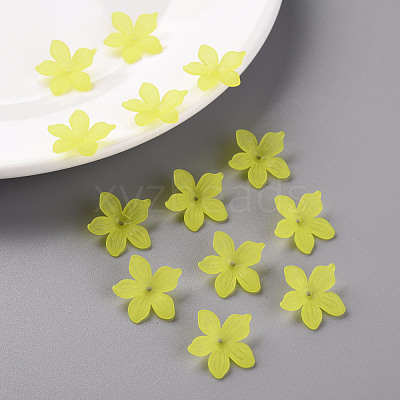 Frosted Acrylic Bead Caps MACR-S371-05A-717-1