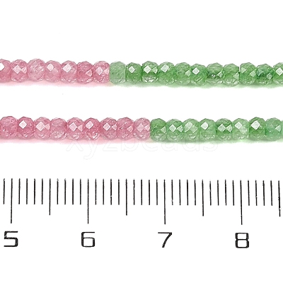 Transparent Gradient Color Cubic Zirconia Strand ZIRC-NH0002-01H-1