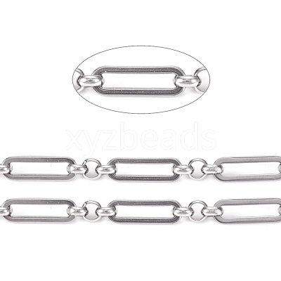 Tarnish Resistant 304 Stainless Steel Figaro Chains CHS-L022-04P-1