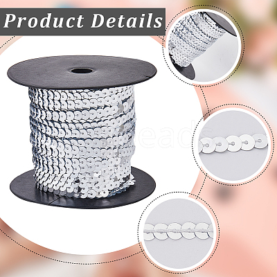 Plastic Paillette Beads FIND-WH20002-34A-1