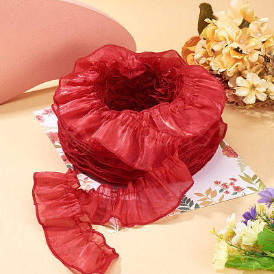 Polyester Lace Ribbon OCOR-TAC0035-25E-1