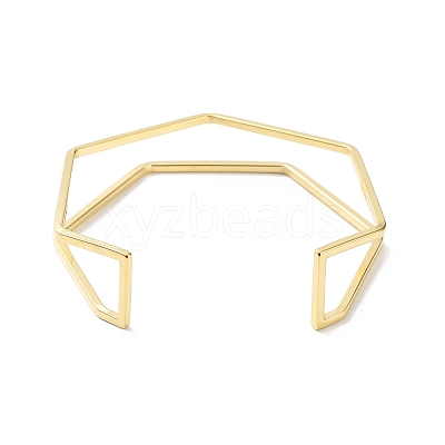 304 Stainless Steel Cuff Bangles BJEW-G685-01C-1