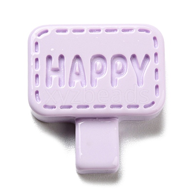 Opaque Resin Cabochons CRES-P025-A02-1