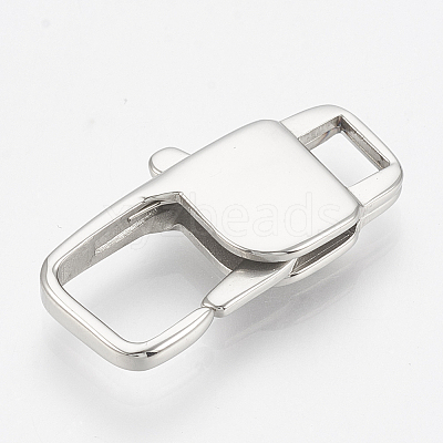 Tarnish Resistant 304 Stainless Steel Lobster Claw Clasps X-STAS-T033-28E-1