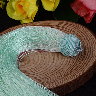Beautiful Design Nylon Tassel Pendant Decorations X-NWIR-I007-42-1