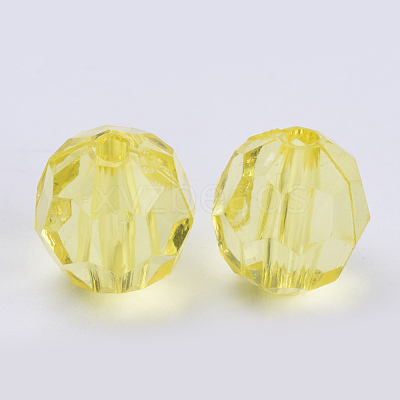 Transparent Acrylic Beads TACR-Q257-10mm-V21-1