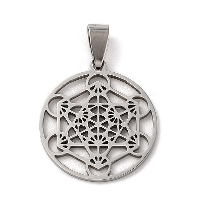 Non-Tarnish 201 Stainless Steel Pendants X-STAS-E200-06P-1
