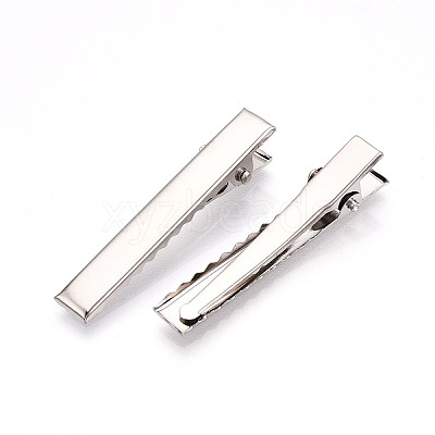 Iron Flat Alligator Hair Clip Findings IFIN-S286-46mm-1