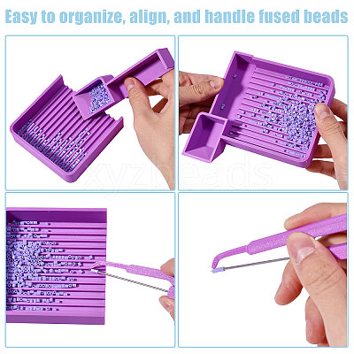 Plastic Fuse Beads Tool Sets DIY-WH0899-818B-1