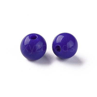 Opaque Acrylic Beads X-MACR-S370-C8mm-A36-1