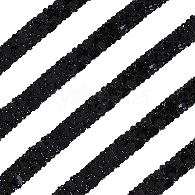 Plastic & Polyester Paillette Beads OCOR-WH20016-04G-1