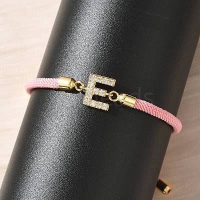 Adjustable Nylon Cord Bracelets X-BJEW-C096-01G-05-1