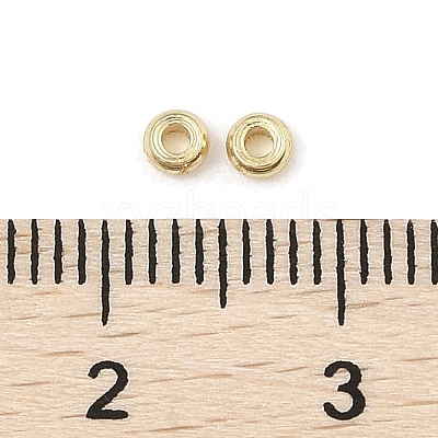 Rack Plating Brass Spacer Beads X1-KK-A235-02G-01-1