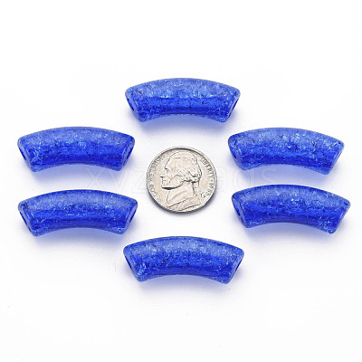 Transparent Crackle Acrylic Beads CACR-S009-001B-N86-1