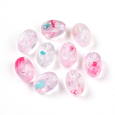 Transparent Acrylic Beads TACR-T028-38C-1