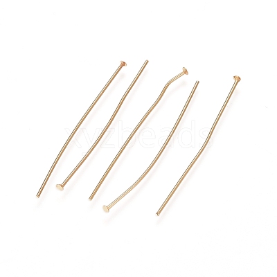 304 Stainless Steel Flat Head Pins X-STAS-L238-006C-G-1