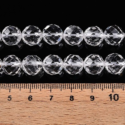 Natural Quartz Crystal Beads Strands G-S345-10mm-35-1