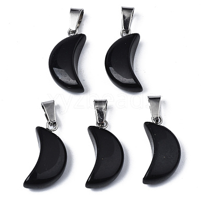 Spray Painted Glass Pendants GLAA-N035-021-H01-1