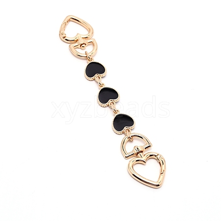 Light Gold Zinc Alloy Hanger Clasps FIND-WH0066-36A-1