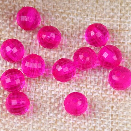 Transparent Acrylic Beads TACR-NH0001-G-16-1