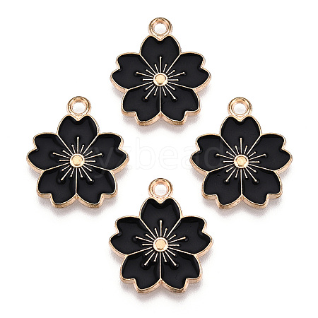 Alloy Enamel Pendants X-ENAM-S121-115D-1