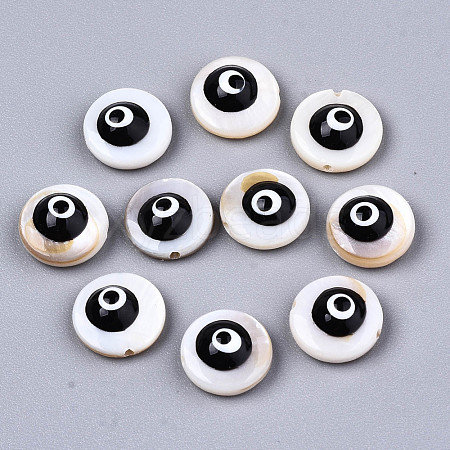 Natural Freshwater Shell Beads SHEL-T018-10G-1