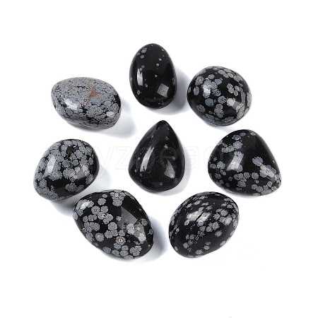 Natural Snowflake Obsidian Beads G-C140-07-1