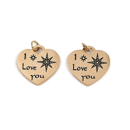 304 Stainless Steel Enamel Charms STAS-G357-18G-1
