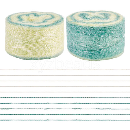 Segment Dyed Knitting Yarn DIY-TAC0033-03D-1