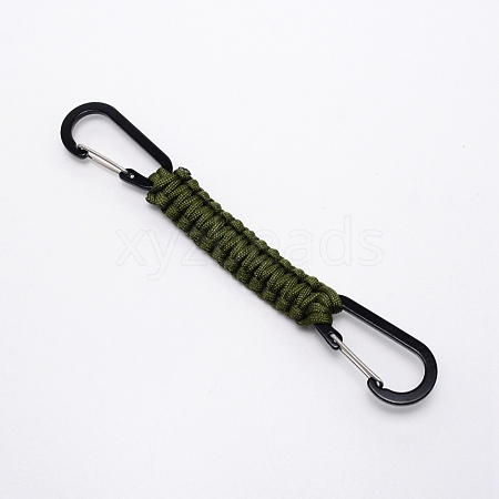 Zinc Alloy Rock Climbing Carabiners KEYC-WH0018-44A-1