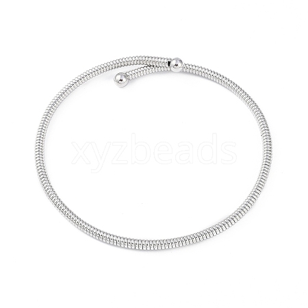 Ion Plating(IP) 304 Stainless Steel Elasticity Necklaces NJEW-S433-01P-1