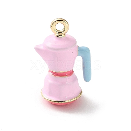 Alloy Enamel Pendants AL-CBA02ED-02G-B-1