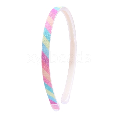 Cute Glitter ABS Plastic Hair Bands PW-WG6FA95-06-1