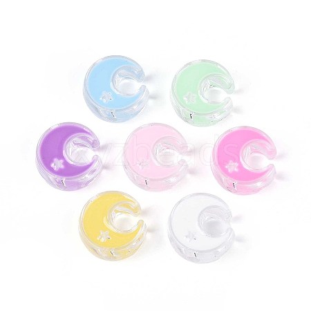 Transparent Acrylic Beads ACRC-T013-08-1