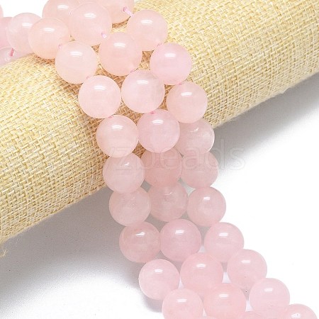 Natural Rose Quartz Beads Strands G-D356-C02-14mm-1