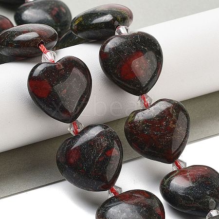 Natural Dragon Blood Beads Strands G-C150-A06-01-1