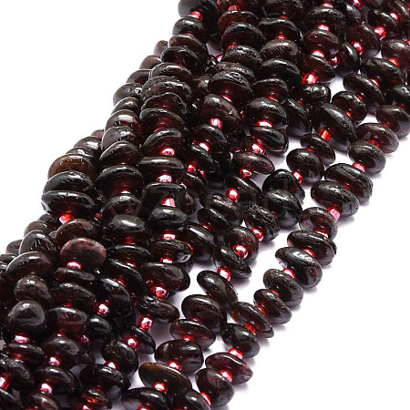 Natural Garnet Beads Strands G-E569-J04-1