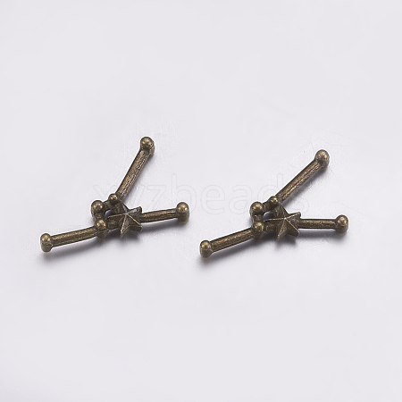 Alloy Cabochons LS-PALLOY-L204-11AB-1