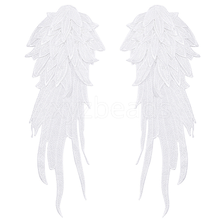 Angel Wing Shape Computerized Embroidery Multi-Layer Appliques PATC-WH0002-007-1