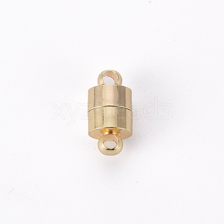 Brass Magnetic Clasps with Loops KK-Q765-007-NF-1