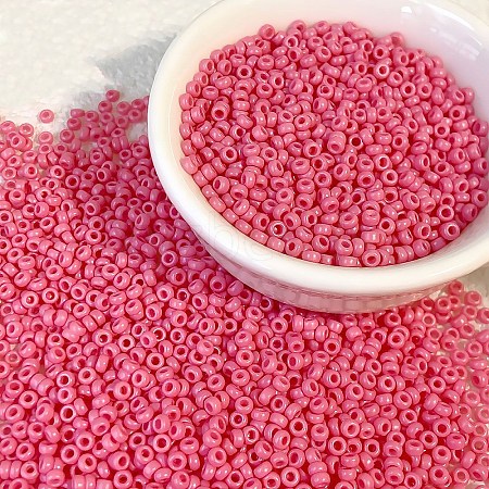 Opaque Colours Glass Seed Beads PW-WG6EF65-04-1