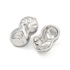 Non-Tarnish Peanut 304 Stainless Steel Ear Studs EJEW-L290-032P-2