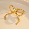 304 Stainless Steel Open Cuff Rings RJEW-R023-03G-01-1