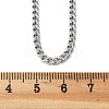 Non-Tarnish 304 Stainless Steel Curb Chain Necklaces LS-NJEW-H492-01P-2