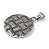 304 Stainless Steel Pendants STAS-Z097-10AS-2