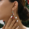 Christmas Bell Alloy Dangle Earrings WGF39B9-03-2