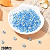 200Pcs Transparent Acrylic Beads TACR-YW0002-08E-1